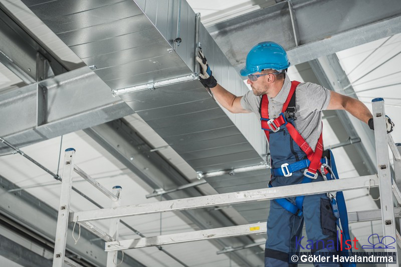 Havalandırma Kanalı Montajı - Endüstriyel Tesis - Gökler Havalandırma