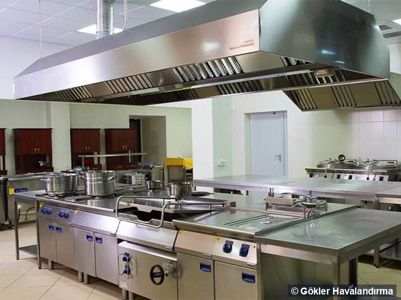 Endüstriyel mutfak havalandırma sistemleri - Gökler Havalandırma